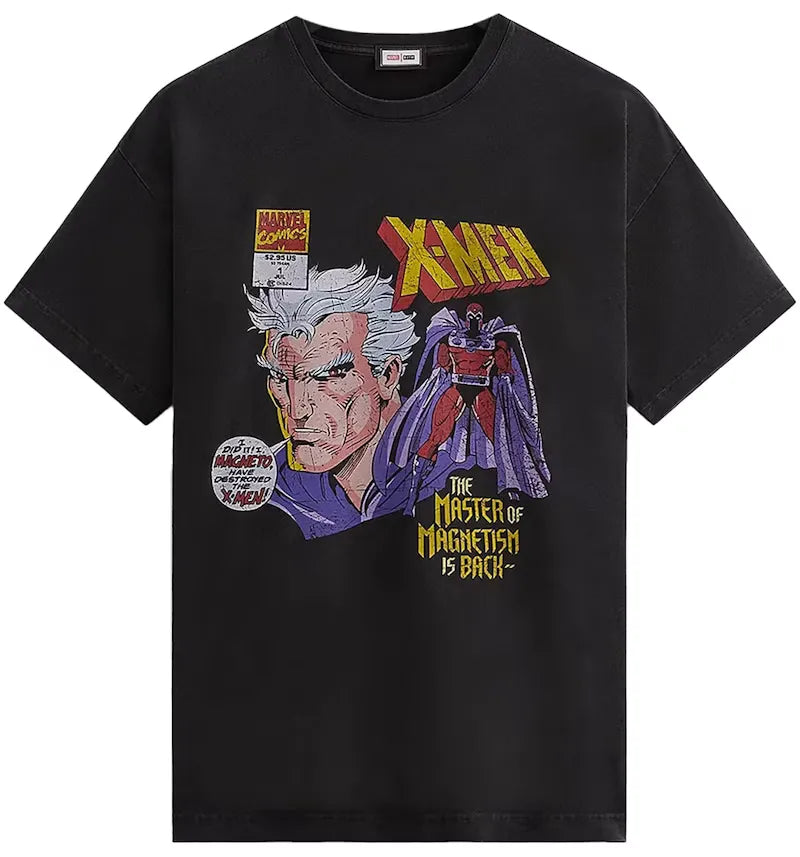 Kith x Marvel X-Men Master Of Magnetism Vintage Tee Black PH - vue 360