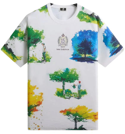 Kith x New Balance Watercolor Quinn Tee White - authentic Kith sneakers