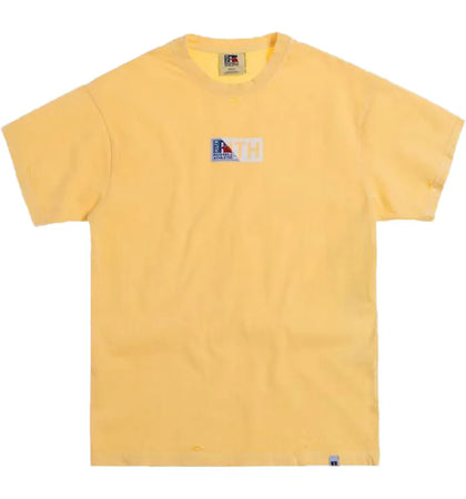 Kith x Russell Athletic Vintage Tee Golden Haze - authentic Kith product