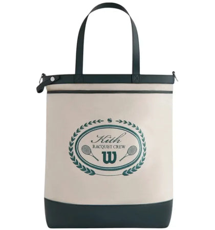 Kith x Wilson Do All Leather Trimmed Canvas Tote Stadium - authentic Kith product