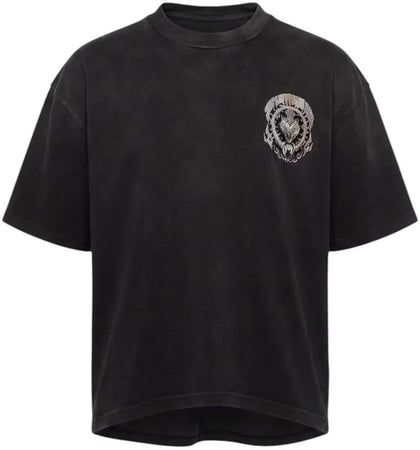 Ksubi Anguish Halen SS Tee Jet Black - authentic Ksubi product