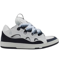 Lanvin Curb White Navy Blue