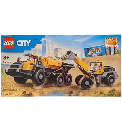 LEGO City: Dump Truck & Front End Loader Set #60494 - authentic LEGO building set