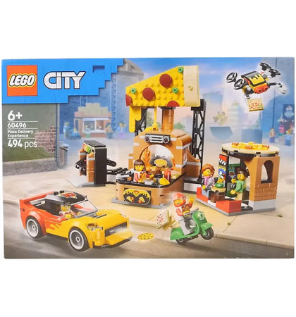 LEGO City Pizza Delivery Experience with Vehicles Set #60496 - authentic LEGO building set