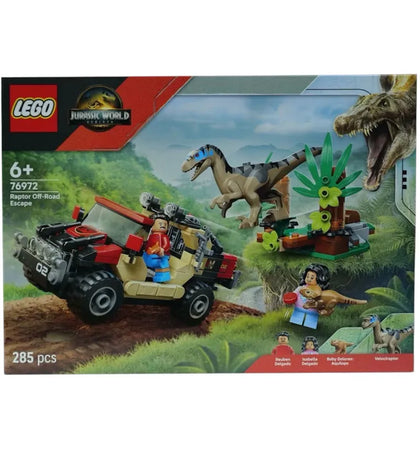 LEGO Jurassic World Raptor Off-Road Escape Set 76972 - authentic LEGO building set