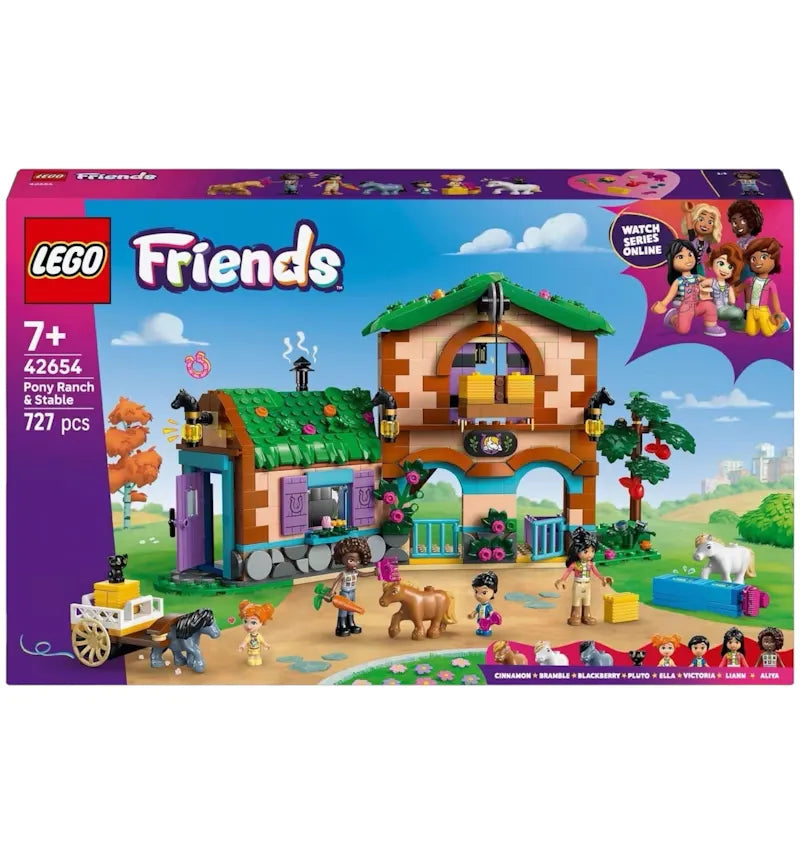 LEGO One Piece Pony Ranch & Stable Set 42654 - vue 360