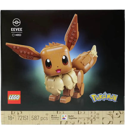 LEGO Pokemon Eevee Set #72151 - authentic LEGO building set