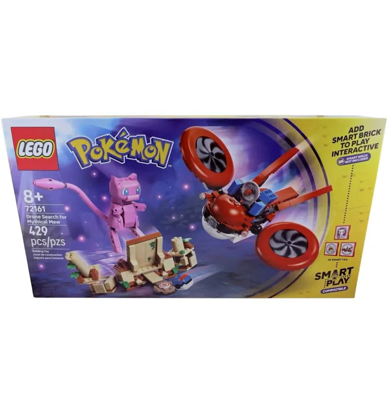 LEGO Pokemon: SMART Play: Drone Search for Mythical Mew Set #72161 - vue 360