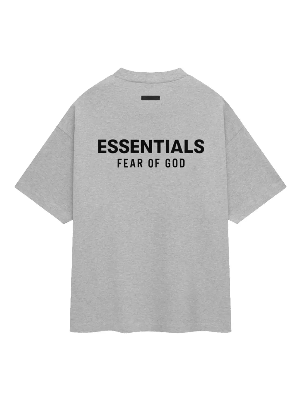 Fear of God Essentials Jersey Crewneck T-Shirt Light Heather Gray - vue secondaire A
