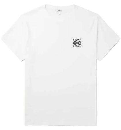LOEWE Anagram Cotton T-shirt White/Black - authentic LOEWE apparel