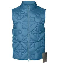 Louis Vuitton LVSE Padded Monogram Flower Gilet Blue