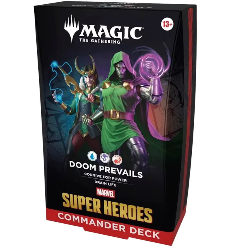 Magic: The Gathering Marvel Super Heroes Doom Prevails Commander Deck - vue 360