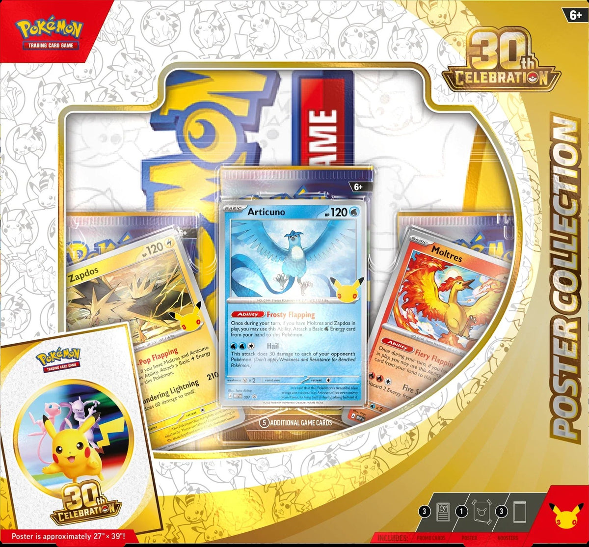Pokémon TCG: 30th Celebration - Poster Collection (EN) - vue 360