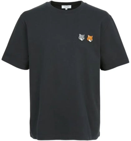 Maison Kitsune Double Bold Fox Head T-shirt Black - authentic Maison Kitsune apparel
