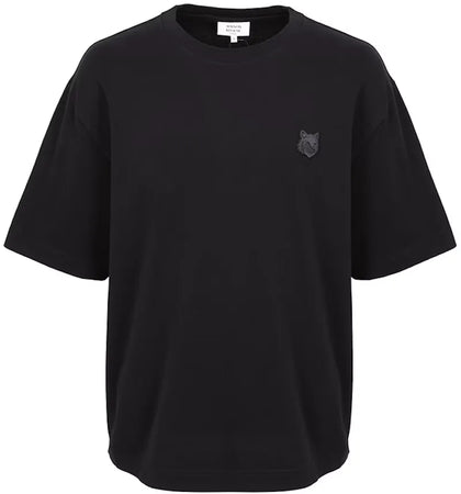 Maison Kitsune Fox Head Short Sleeve T-shirt Black - authentic Maison Kitsune apparel