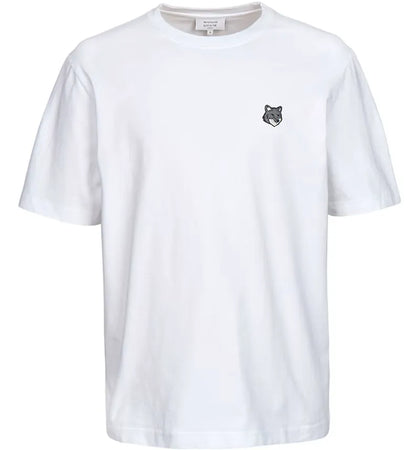 Maison Kitsune Fox Head Short Sleeve T-shirt White - authentic Maison Kitsune apparel