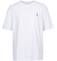 Maison Kitsune Standing Fox Short Sleeve T-shirt White