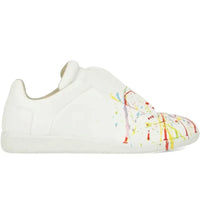 Maison Margiela Future Low White Multi-Color Paint Splatter