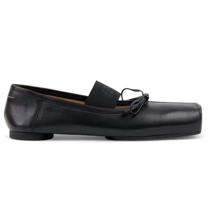 Maison Margiela MM6 Anatomic Ballerinas Black Leather (Women's) - authentic Maison Margiela sneakers