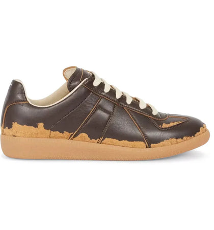 Maison Margiela Replica Dark Brown Camel Distressed (Women's) - authentic Maison Margiela sneakers
