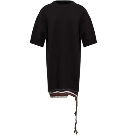 Maison Margiela Women's MM6 Mini Dress Black/Multicolor - authentic Maison Margiela product