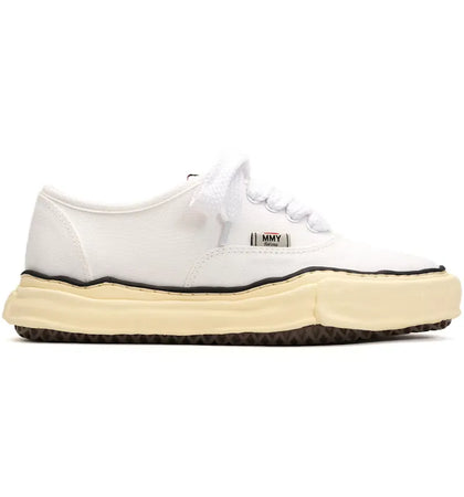 Maison Mihara Yasuhiro Baker Vintage-Like OG Sole Canvas Low White - authentic Maison Mihara Yasuhiro sneakers