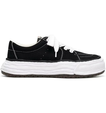 Maison Mihara Yasuhiro Eric OG Sole Canvas Low Black White - authentic Maison Mihara Yasuhiro sneakers