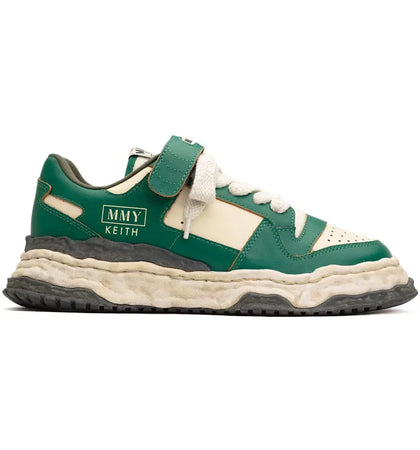Maison Mihara Yasuhiro Keith OG Sole VL Leather Low Green White - authentic Maison Mihara Yasuhiro sneakers