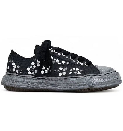 Maison Mihara Yasuhiro Peterson 23 OG Sole Embellished Canvas Low Black - authentic Maison Mihara Yasuhiro sneakers