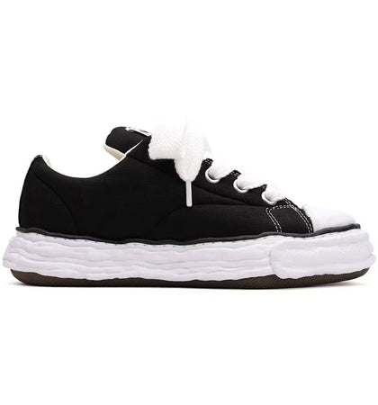 Maison Mihara Yasuhiro Peterson 23 OG Sole Padded Canvas Low Black White - authentic Maison Mihara Yasuhiro sneakers