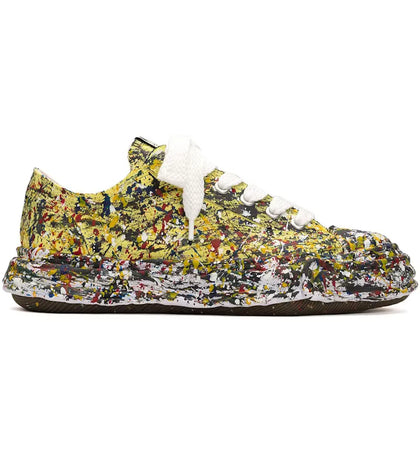 Maison Mihara Yasuhiro Peterson23 OG Sole Canvas Low Sputtering Paint Yellow - authentic Maison Mihara Yasuhiro sneakers