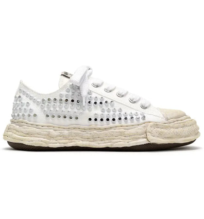 Maison Mihara Yasuhiro Peterson 23 OG Sole Studded Canvas Low White - authentic Maison Mihara Yasuhiro sneakers