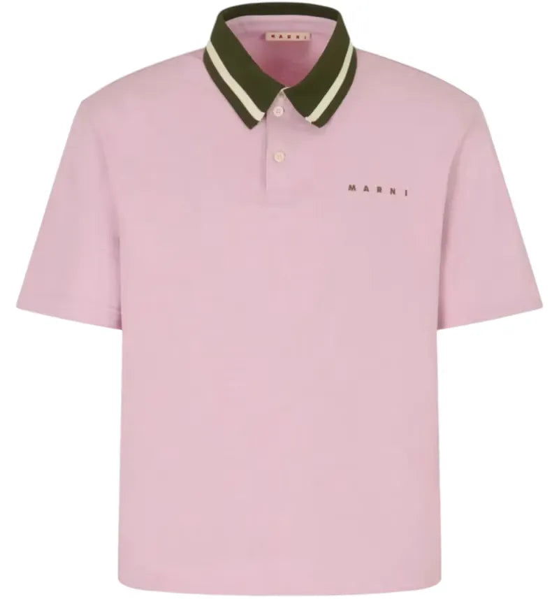 Marni Contrast Collar T-shirt 00c20 - vue 360