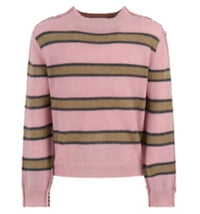 Marni Striped Roundneck Jumper Soft Pink