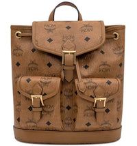 MCM Aren Vi Mini Backpack Cognac