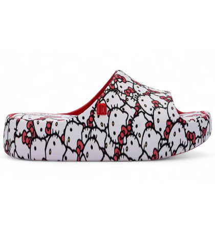 Melissa Mini Melissa Free Platform Slide Hello Kitty and Friends Red White (Kids) - authentic Melissa sneakers