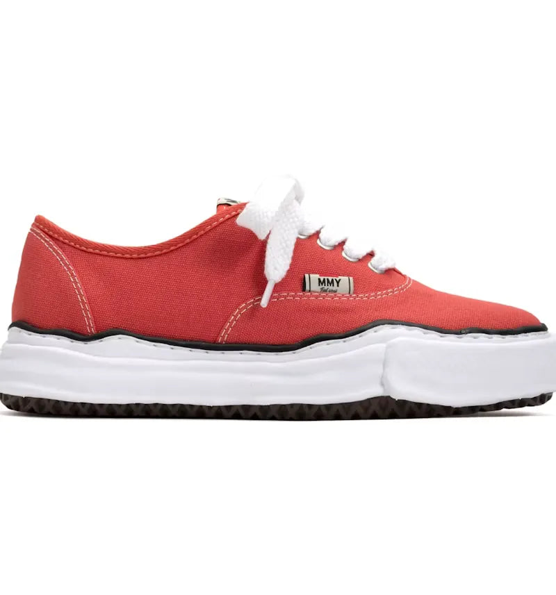 Maison Mihara Yasuhiro Baker OG Sole Canvas Low Red - vue 360