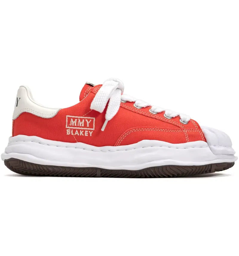 Maison Mihara Yasuhiro Blakey OG Sole Canvas Low Red - vue 360