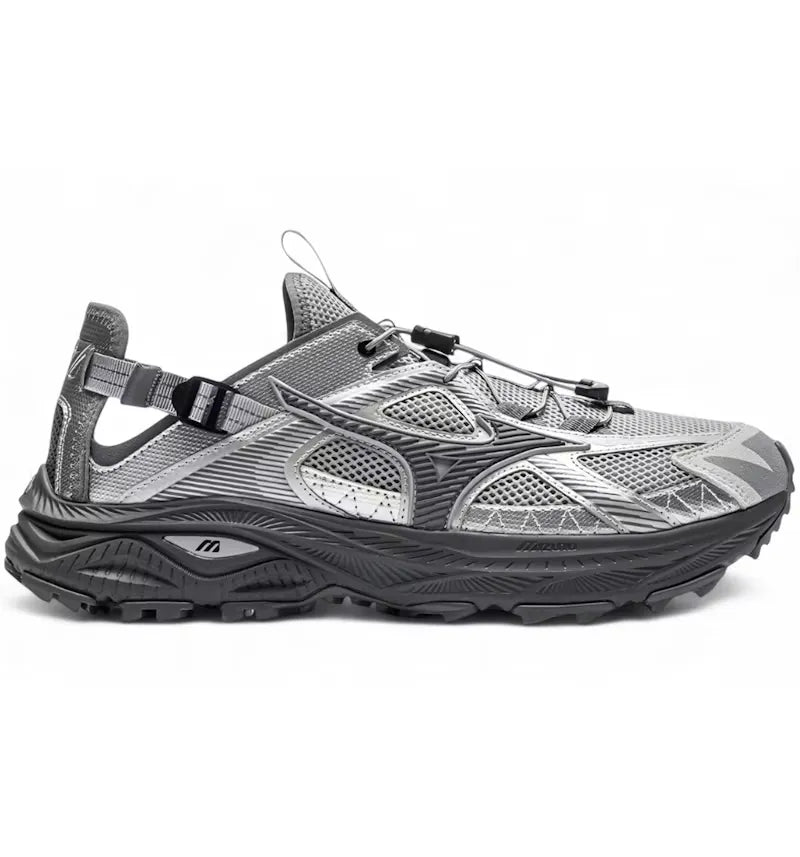 Mizuno Racer Trail SE Silver Grey - vue 360