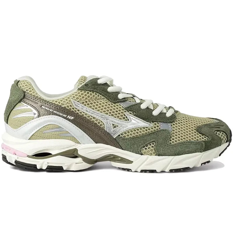 Mizuno Wave Rider 10 Elm Dawn Blue Stone Gray - vue 360