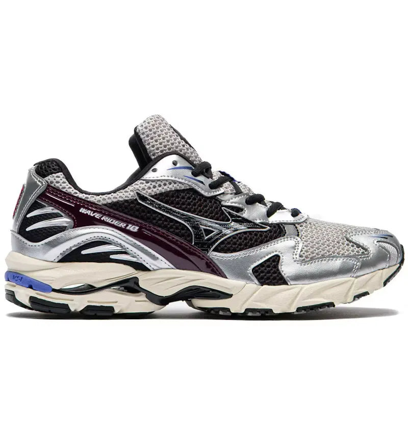 Mizuno Wave Rider 10 Harbor Mist Black Fig - vue 360