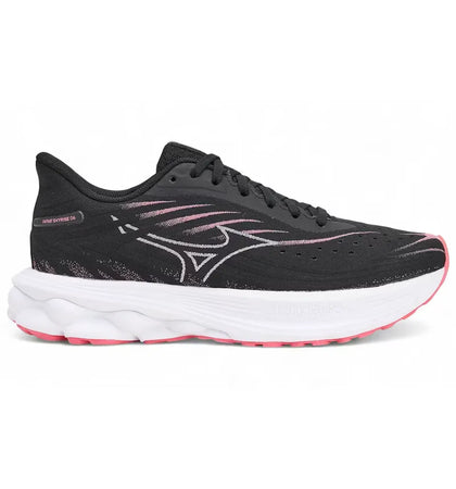 Mizuno Wave Skyrise 6 Black Camellia Rose (Women's) - authentic Mizuno sneakers