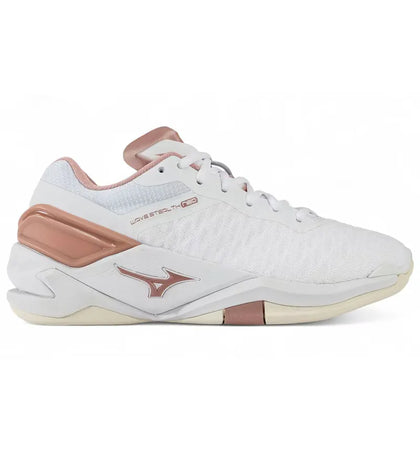 Mizuno Wave Stealth Neo White Rose Snow White (Women's) - authentic Mizuno sneakers