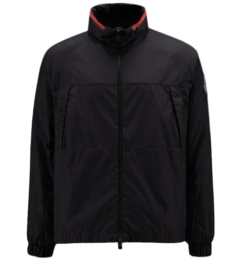 Moncler Sheppey Hooded Rain Jacket Black - vue 360