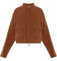 Moncler Women's Blageon Bomber Jacket Brown