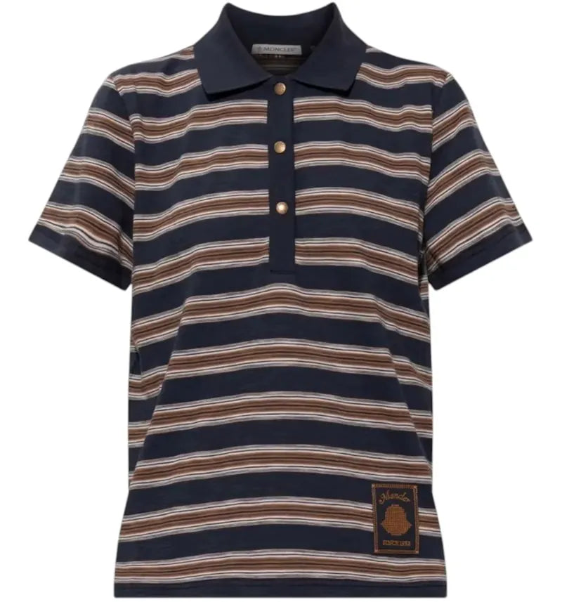 Moncler Women's Ss F75 BROWN & Polo Blue - vue 360