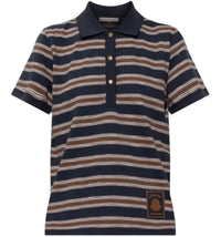 Moncler Women's Ss F75 BROWN & Polo Blue
