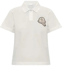 Moncler Women's SS Polo White