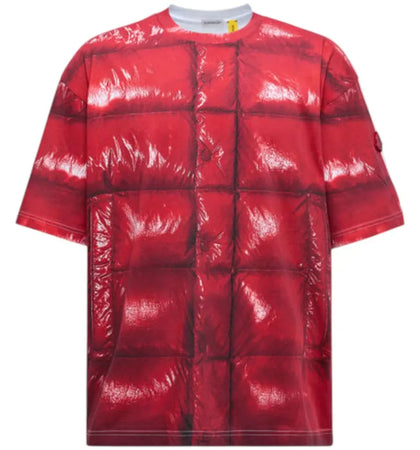 Moncler x A$AP Rocky Cotton T-shirt Red - authentic Moncler apparel