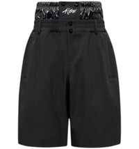 Moncler x A$AP Rocky Logo Print Shorts Black
